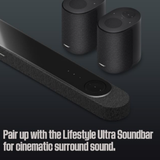 Bose Lifestyle Ultra Speaker - Wireless Home Speaker, TrueSpatial Audio, CleanBass, AirPlay & Google Cast (White) (Pair)