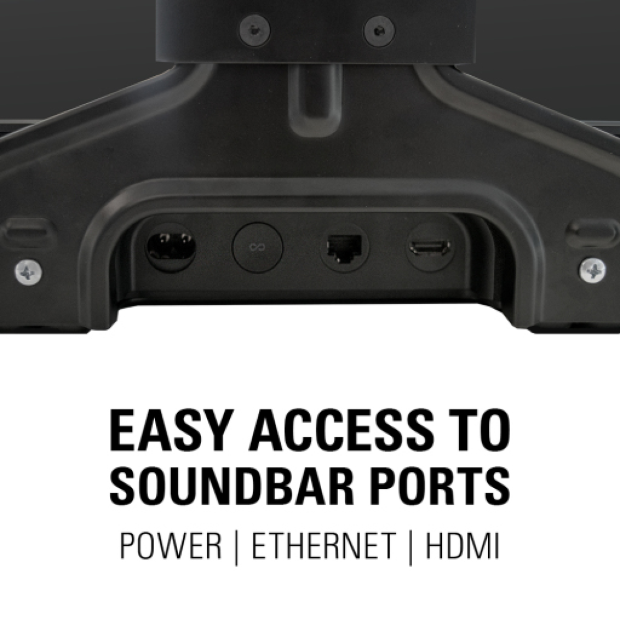 Sanus WSSBM1 TV Mount for Sonos Beam (Gen 1&2) (Black) (Each)