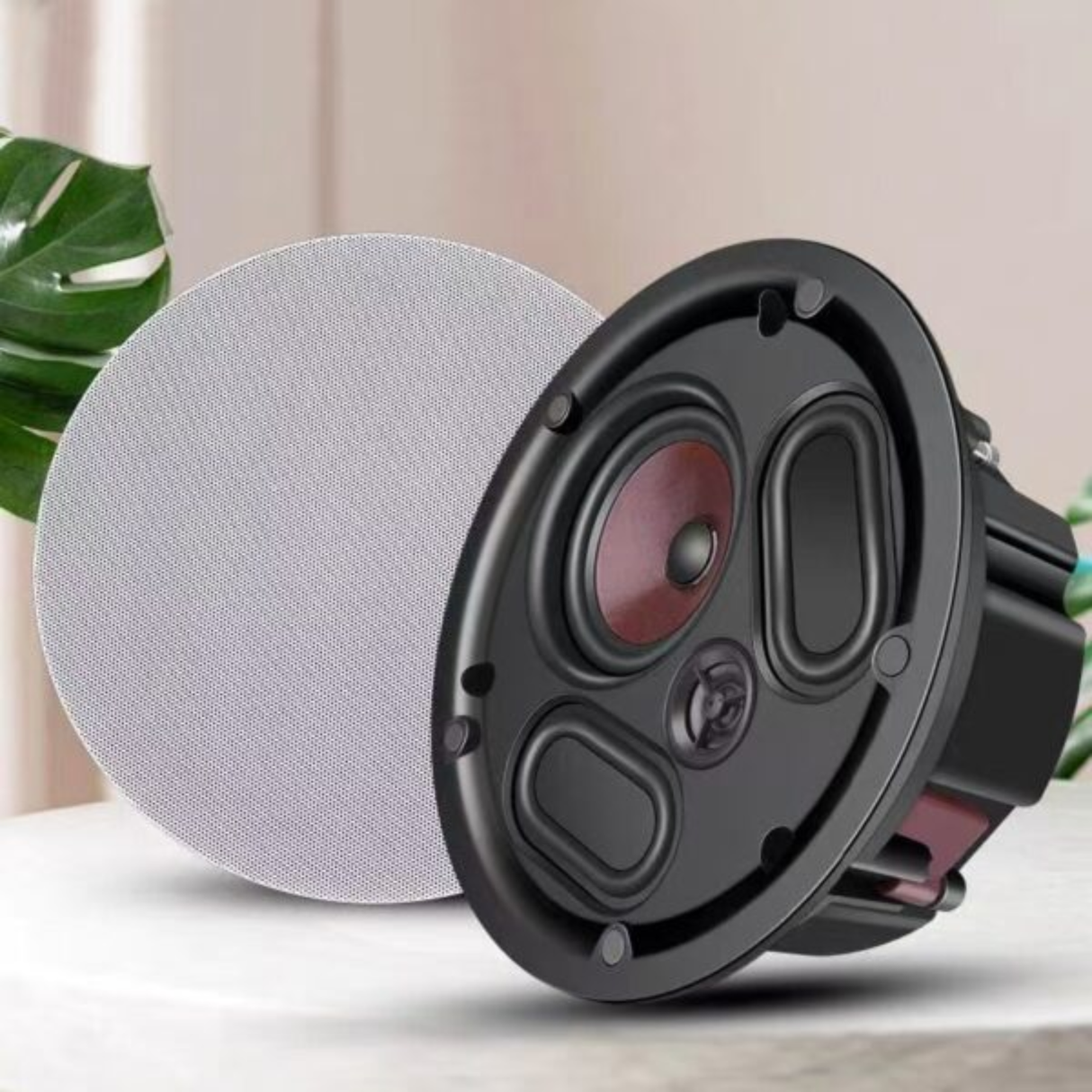 Multi AV Sava - Wifi Enabled Hi Res Airplay 2 Multi Room In-Ceiling Speakers (Pair) (30 Watts)