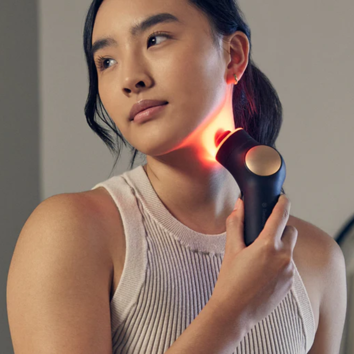 Therabody TheraFace PRO Microcurrent Facial Device - 8-in-1 Compact Face Massager, Facial Kit & Face Sculpting Tool with LED Light Therapy for Skin Tightening, Anti Wrinkle, Anti Aging (Black)