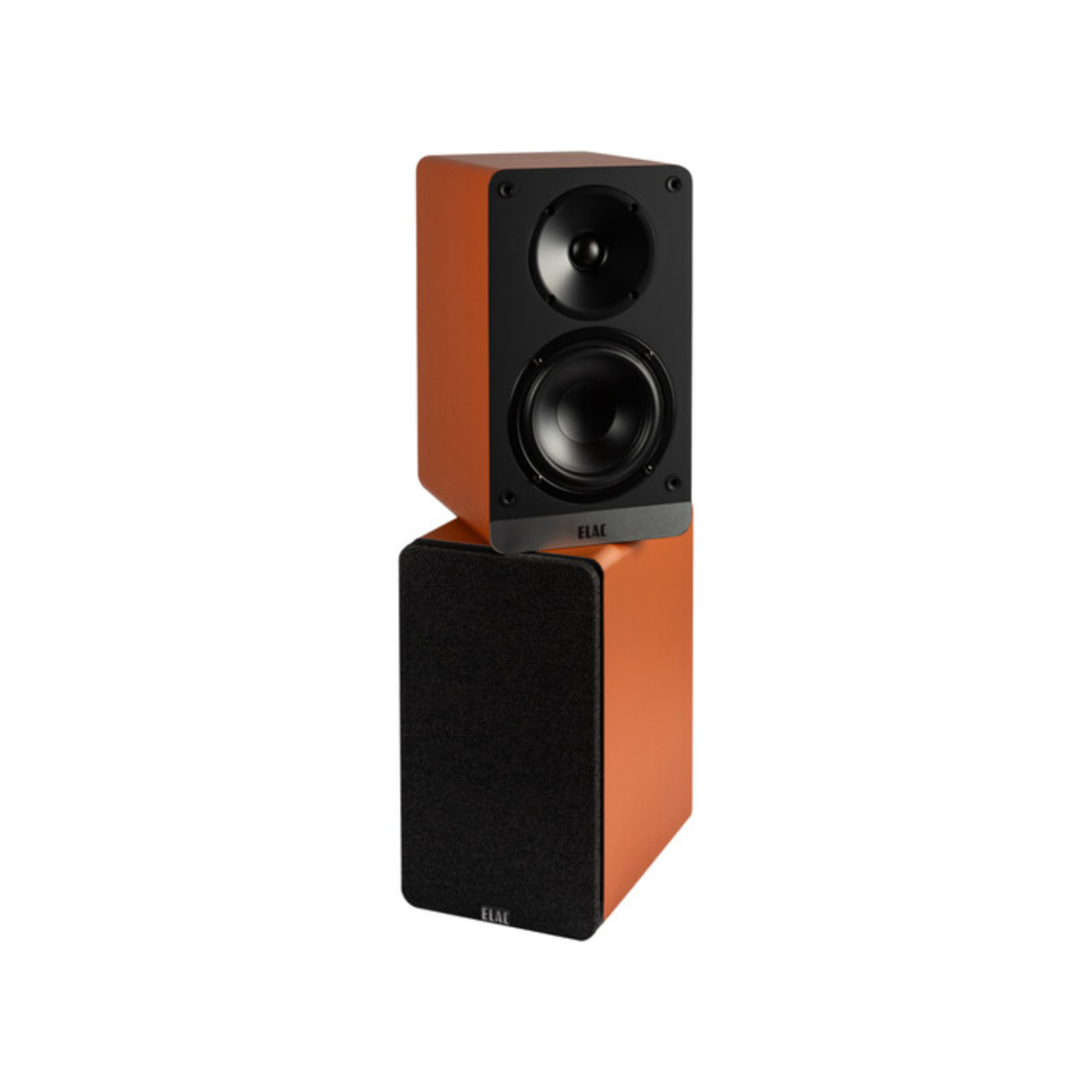 Elac Debut ConneX DCB41 - 2-Way Active Powered Bookshelf Speakers (Pair) (Orange)