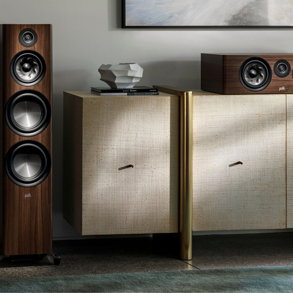 Audiorider R400 Polk Audio Reserve R400 - Centre Channel Speaker (Brown) – AV Shack