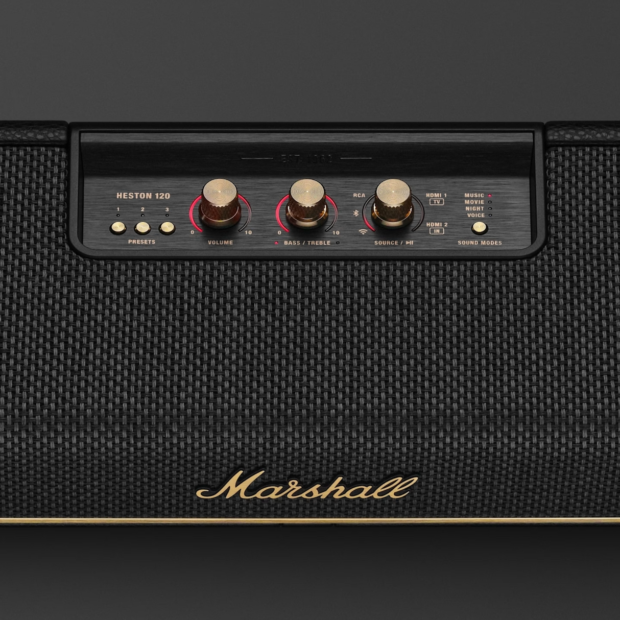 Marshall Heston 120 Dolby Atmos Soundbar