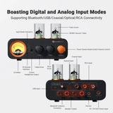 Fosi Audio MC331 Tube Integrated Amplifier with DAC, 2 Channel Home Audio Stereo Power Amp