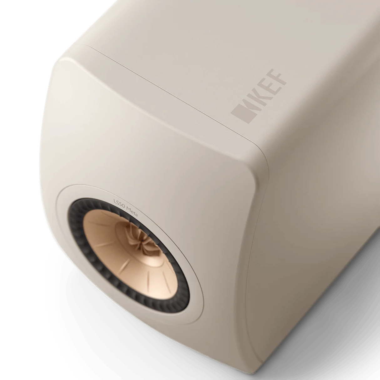 Kef LS50 META Bookshelf Speaker (Pair) (Sand Shell)