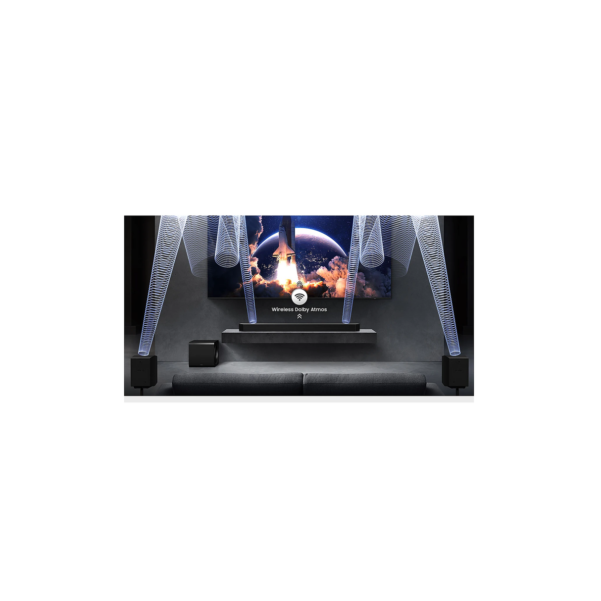 Samsung HW-Q990F - 11.1.4 Channel 756W Q Symphony Soundbar with Wireless Dolby Atmos & Alexa built-in