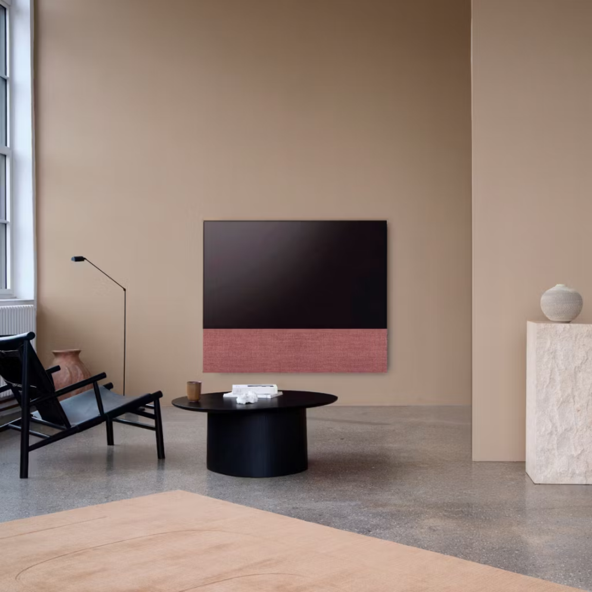 Canvas 75'' Soundbar (Fabric Finish, Burnt Umber)