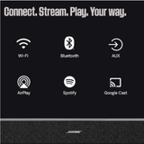 Bose Lifestyle Ultra Speaker - Wireless Home Speaker, TrueSpatial Audio, CleanBass, AirPlay & Google Cast (Black) (Pair)