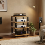 Norstone Stabbl Hifi AV Rack Bamboo (600MM)