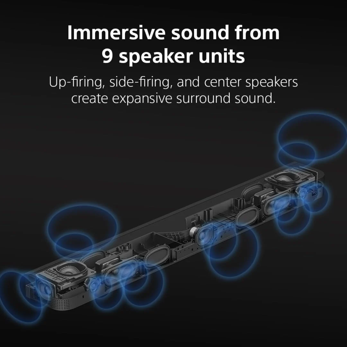 Sony Bravia Theatre Bar 7 (HT-A7100) with 360 spatial sound Mapping,IMAX,Dolby Atmos/DTSx Soundbar with Wireless Subwoofer SA-SW5