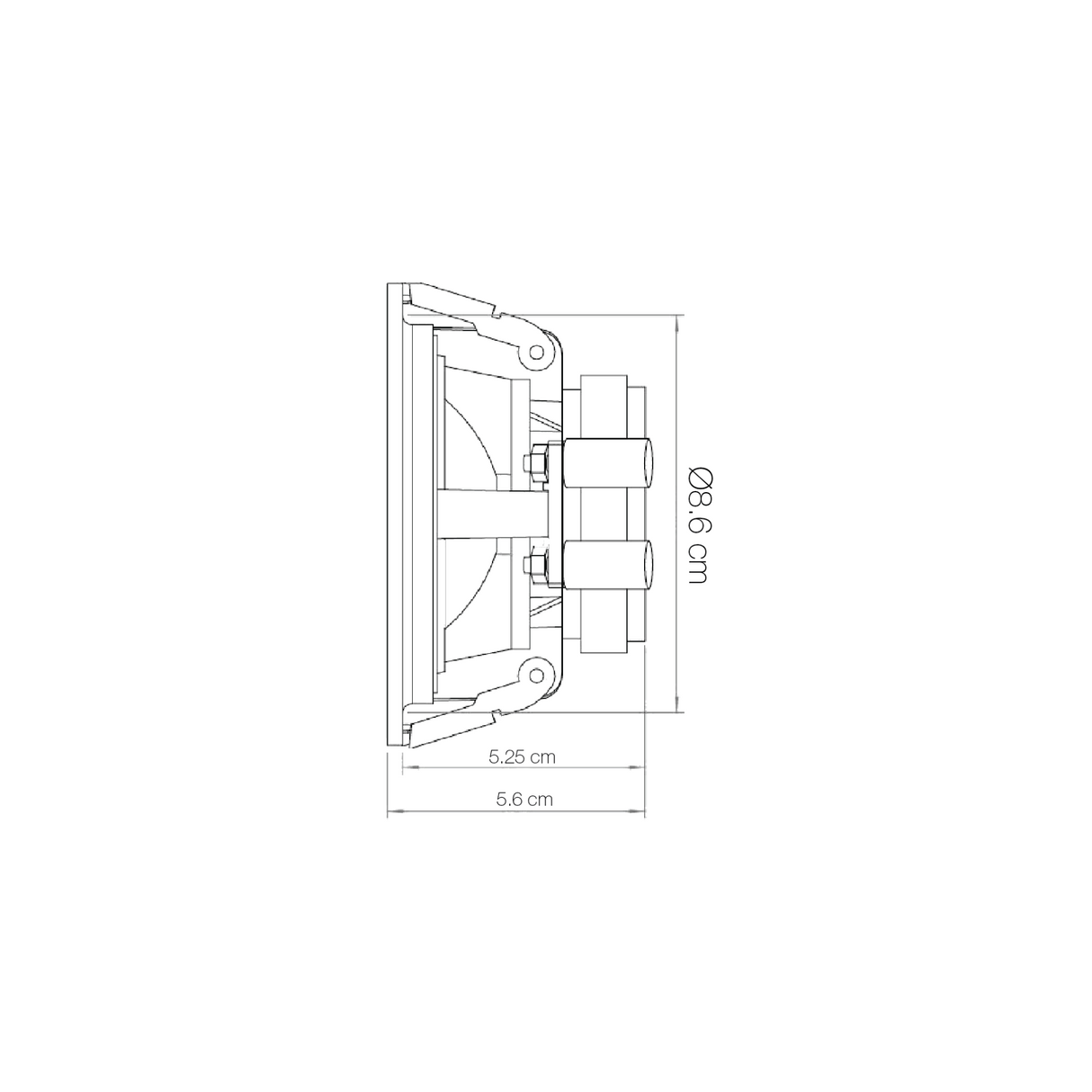 Pure Acoustics RIFT 013  - 3'' 50W In-Ceiling Speaker (Pair)