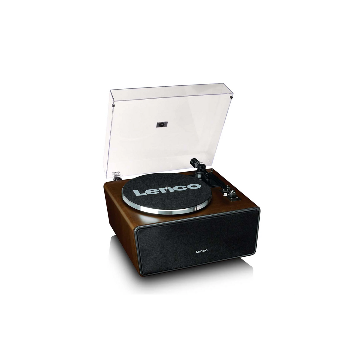 Lenco LS-470WA - Record Player with built-in speakers and Bluetooth (Walnut)