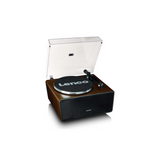 Lenco LS-470WA - Record Player with built-in speakers and Bluetooth (Walnut)