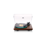 Lenco LBT-225WA - Record player with Bluetooth (Dark Brown) (Audio-Technica AT-VM95E high quality cartridge)