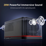 ETOE Whale Pro - 1500 Lumens 1080P Full HD DLP Google TV Smart Portable Projector