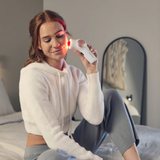 Therabody TheraFace PRO Microcurrent Facial Device - 8-in-1 Compact Face Massager, Facial Kit & Face Sculpting Tool with LED Light Therapy for Skin Tightening, Anti Wrinkle, Anti Aging (White)