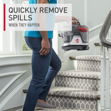 Hoover Cleanslate Spot Washer - Powerful Carpet & Upholstery Multi-purpose Spot Cleaner, Removes Tough Stains, Portable, Kills over 99% of Bacteria (Red)