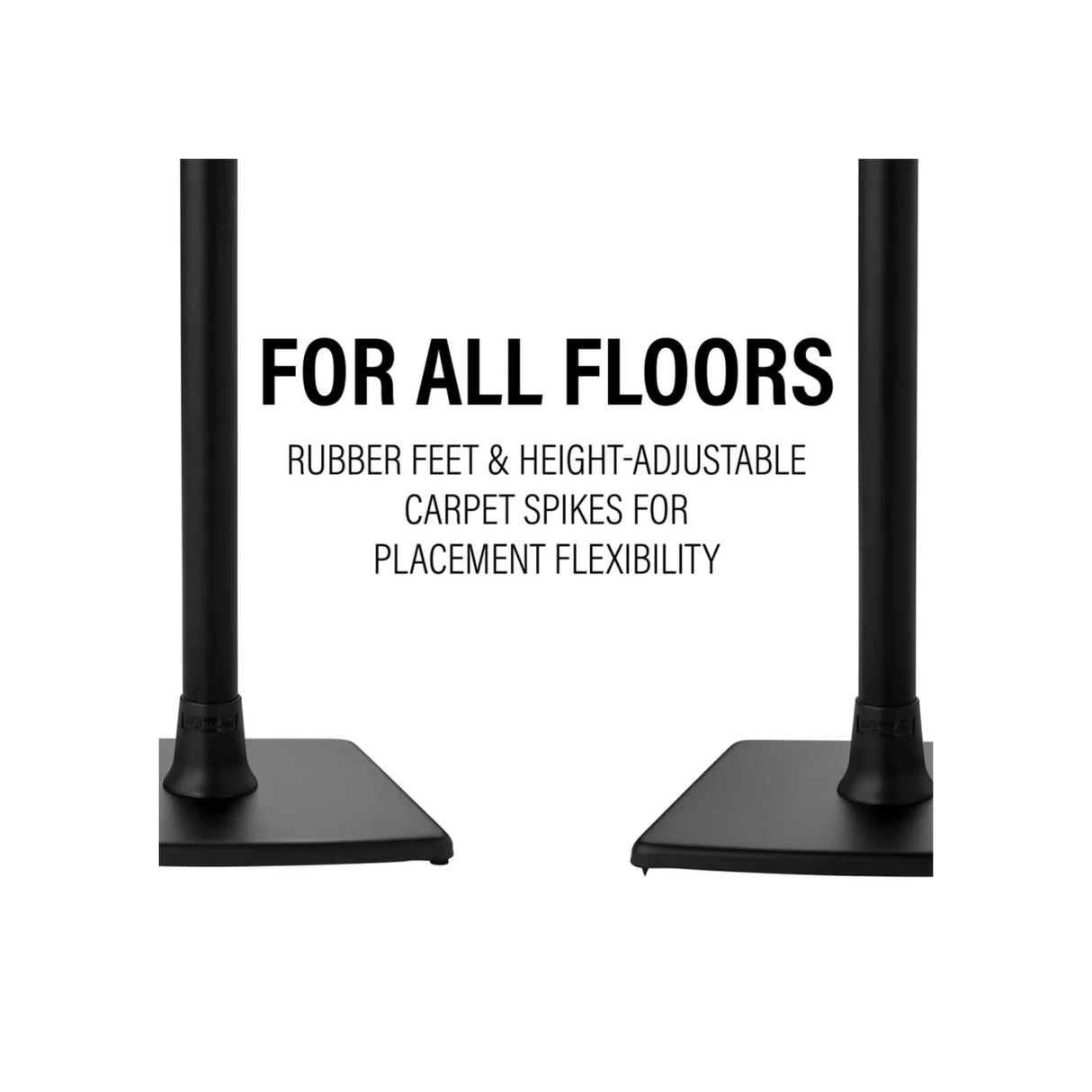 Sanus WSSE11 Speaker Stand for Sonos Era 100 (Black) (Each)