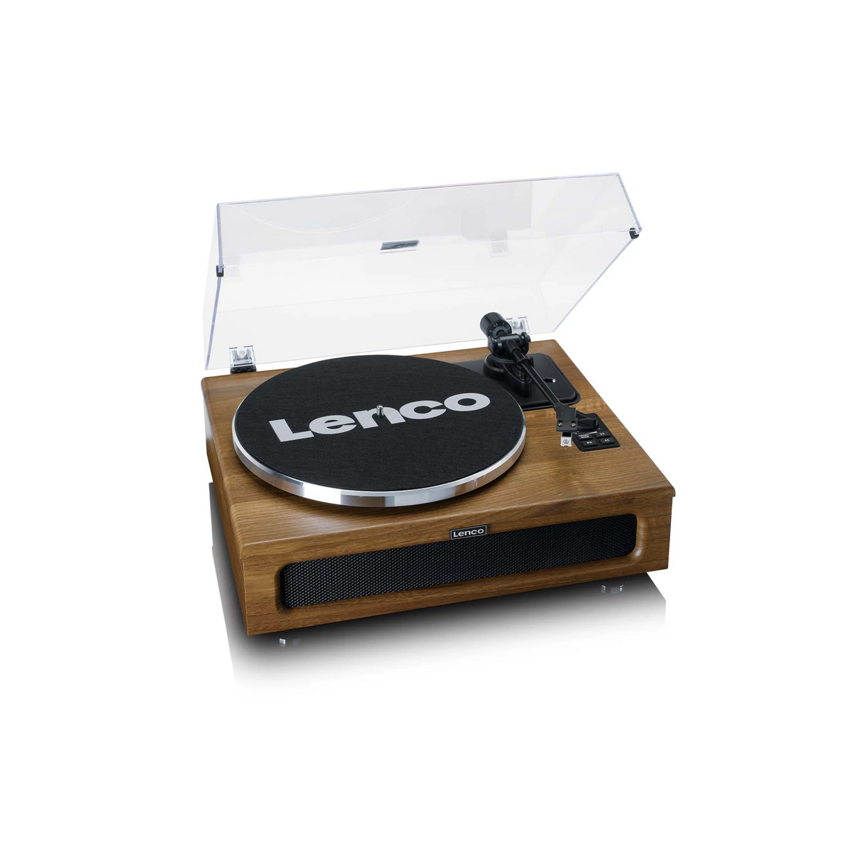 Lenco LS-410WA - Record Player with 4 built-in speakers (Wood)