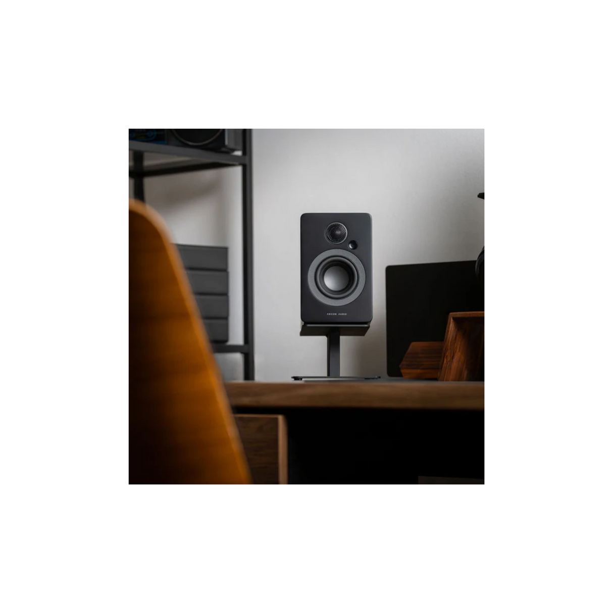 Argon Audio Studie 3 wireless music system Powered Speakers (Pair) (Black)
