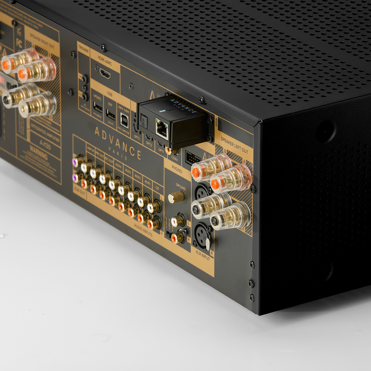 Advance Paris A-i130 NOVA - Integrated Hybrid Tube Amplifier with ESS9017S DAC & HDMI ARC (Black)