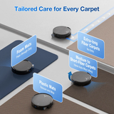 Ecovacs DEEBOT T80 Omni - 2 in 1 Robot Vacuum Cleaner & Mop, 18000 Pa, 6400 mAh Battery, OZMO Roller Real-Time Mop Washing, Self-Emptying, Hot Air Drying, AI ReMop 2.0