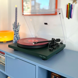 Argon Audio TT MK2 - Manual Belt Drive Turntable (Pine Green, Lacquer)