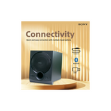 Sony SA-D40M2 - 4.1 Channel Multimedia Speaker System with Subwoofer (Bluetooth, USB, AUX, Remote Control) (Black)(100 Watts)