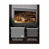 Vividstorm Long Throw Obsidian Slimline Ambient Light Rejection 100 Inches Motorised Tab Tension Screen