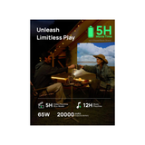 XGIMI MoGo 4 Bundle Set - Smart Portable Projector with Built-In Battery + PowerBase Stand + 1 x Filter