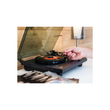Lenco LS-10BK - Record Player with built-in speakers (Black)