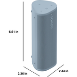 Sonos Roam 2 - Lightweight Portable Waterpoof Speaker with Bluetooth, WiFi, 10 Hour Battery Life and Voice Control (Wave)