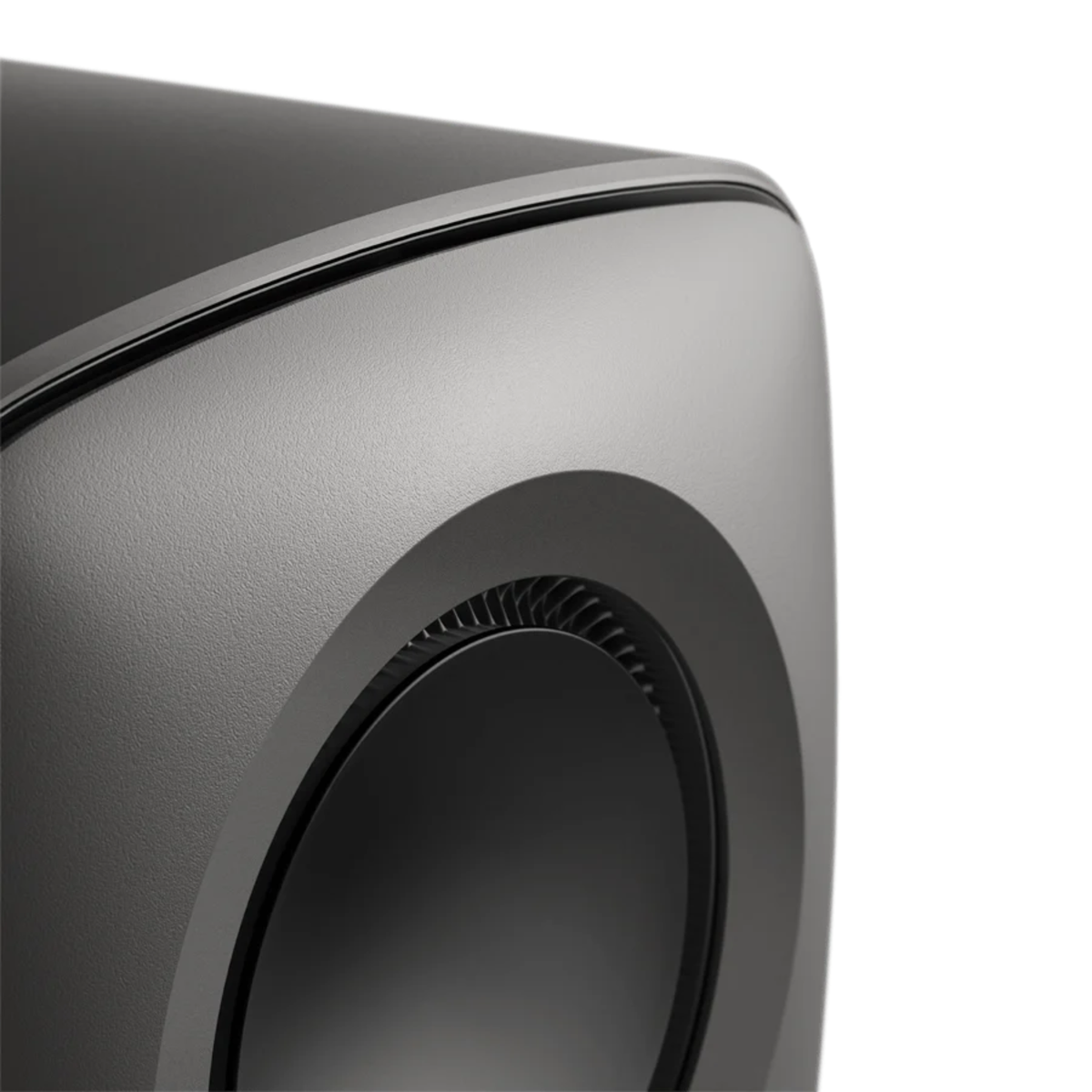 Kef KC62 - Compact 6.5 Inches Powered Subwoofer (Titanium Grey)