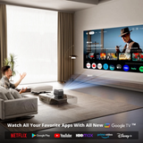 ETOE E3 Pro - 600 Lumens 1080P Full HD DLP Google TV Smart Portable Projector