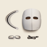 Therabody TheraFace Mask Glo - LED Light Therapy Skincare Face Mask with Vibrating Massage - Blue & Red Light Therapy and Facial Massager for Wrinkles, Skin Tightening & Dark Spots