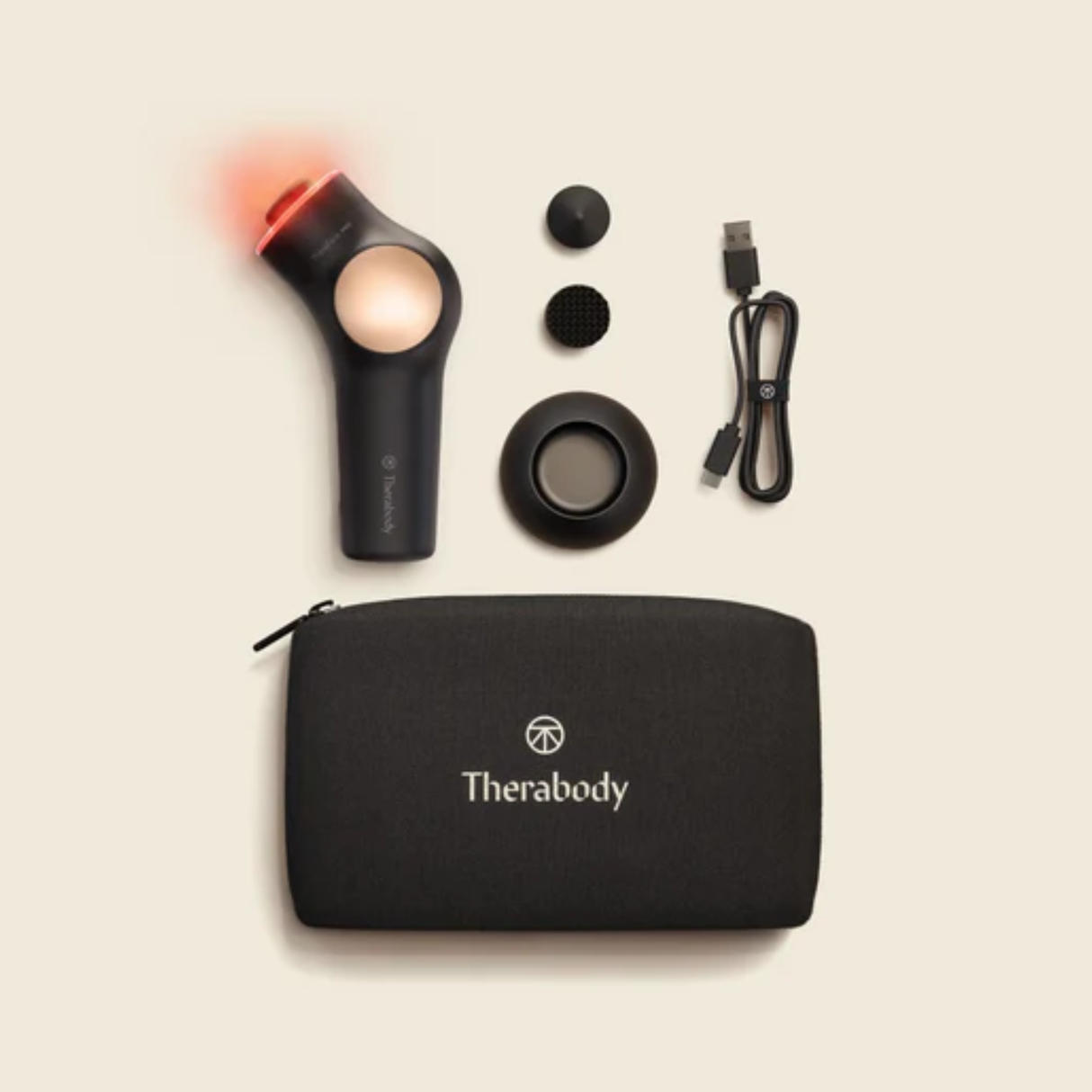 Therabody TheraFace PRO Microcurrent Facial Device - 8-in-1 Compact Face Massager, Facial Kit & Face Sculpting Tool with LED Light Therapy for Skin Tightening, Anti Wrinkle, Anti Aging (Black)