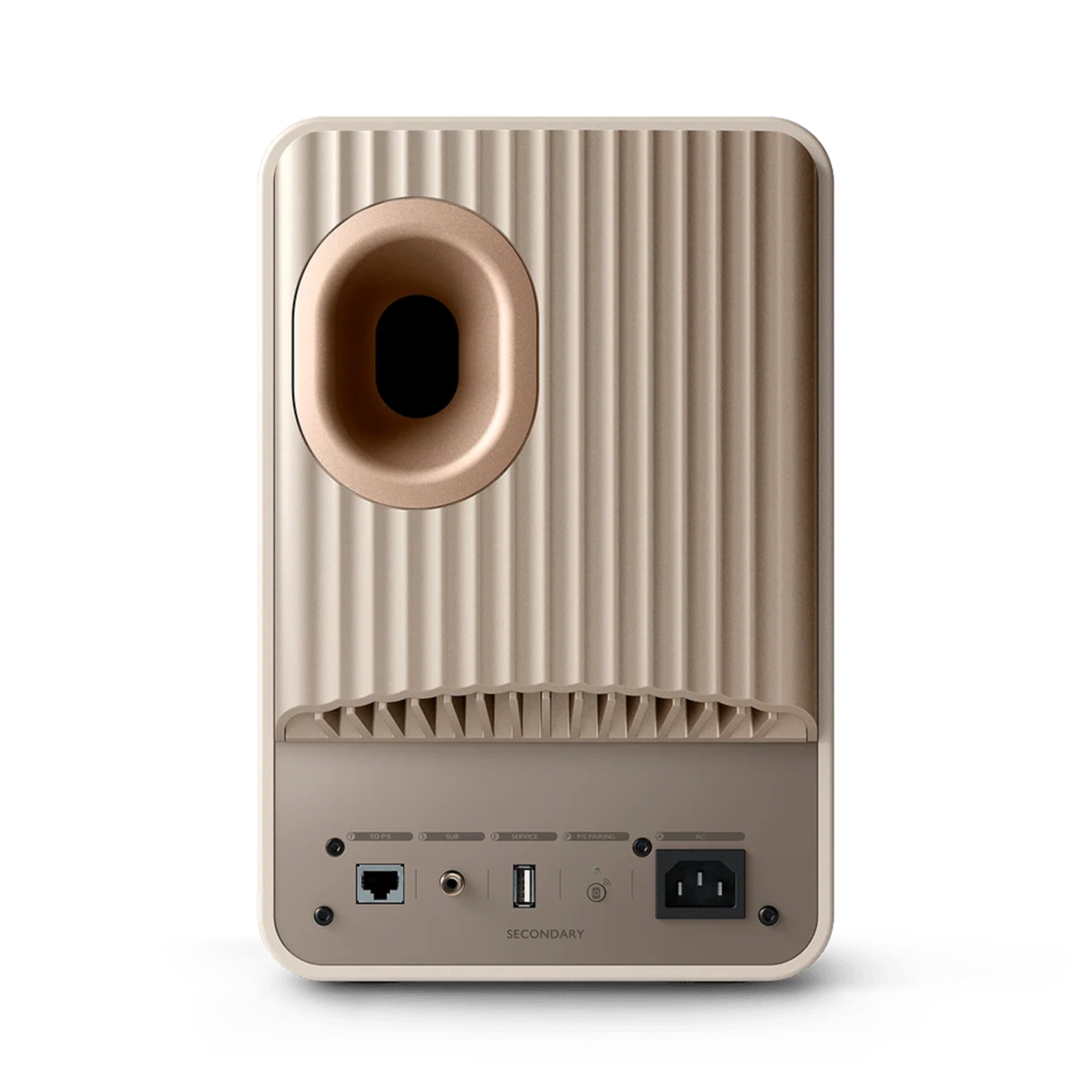 KEF LS50 Wireless 2 - Powered/Active Bookshelf Speaker (Pair) (Sand Shell)