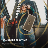 Marshall Middleton II - Portable Bluetooth Speaker (Black & Brass) (Over 30 Hours Playtime, IP67 Waterproof)