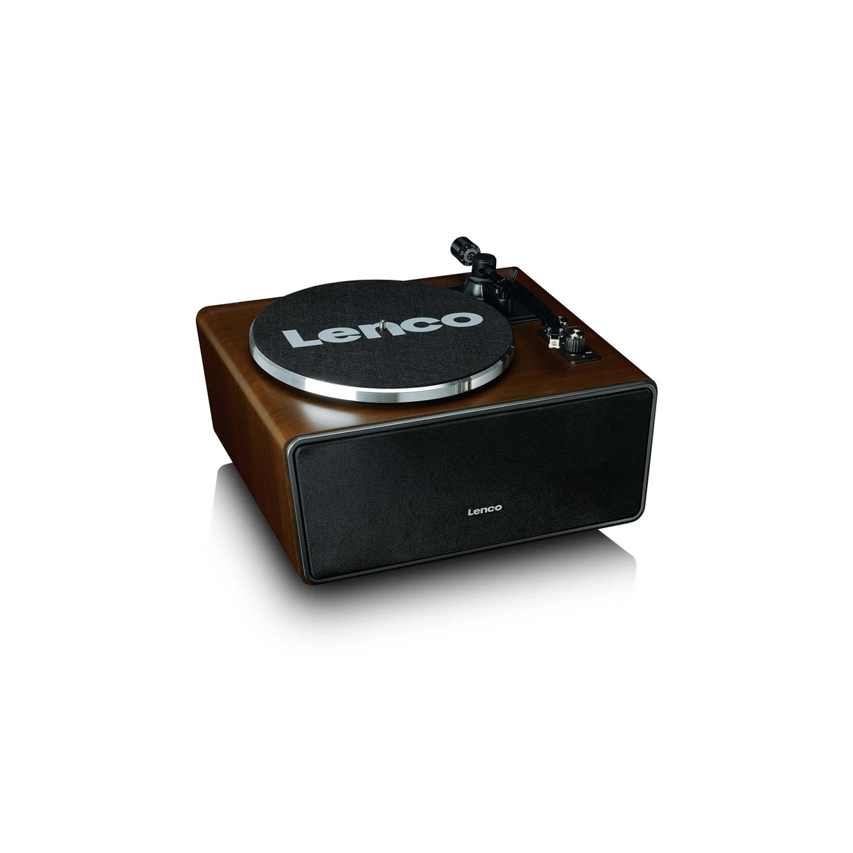 Lenco LS-470WA - Record Player with built-in speakers and Bluetooth (Walnut)