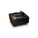 Lenco LS-470WA - Record Player with built-in speakers and Bluetooth (Walnut)