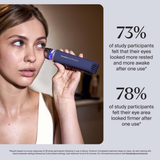 Therabody TheraFace Depuffing Wand – Cold and Heat Skincare Treatment to depuff and Glow (Indigo)