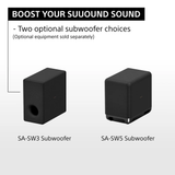 Sony Bravia Theatre Quad (HT-A9M2+ SA-SW3) - Premium Wireless Dolby Atmos Home Theatre System With Wireless Subwoofer SW3 (IMAX,Dolby Atmos/DTSx,360RA,Voice Zoom3,Alexa & Google,8K/4K HDR)