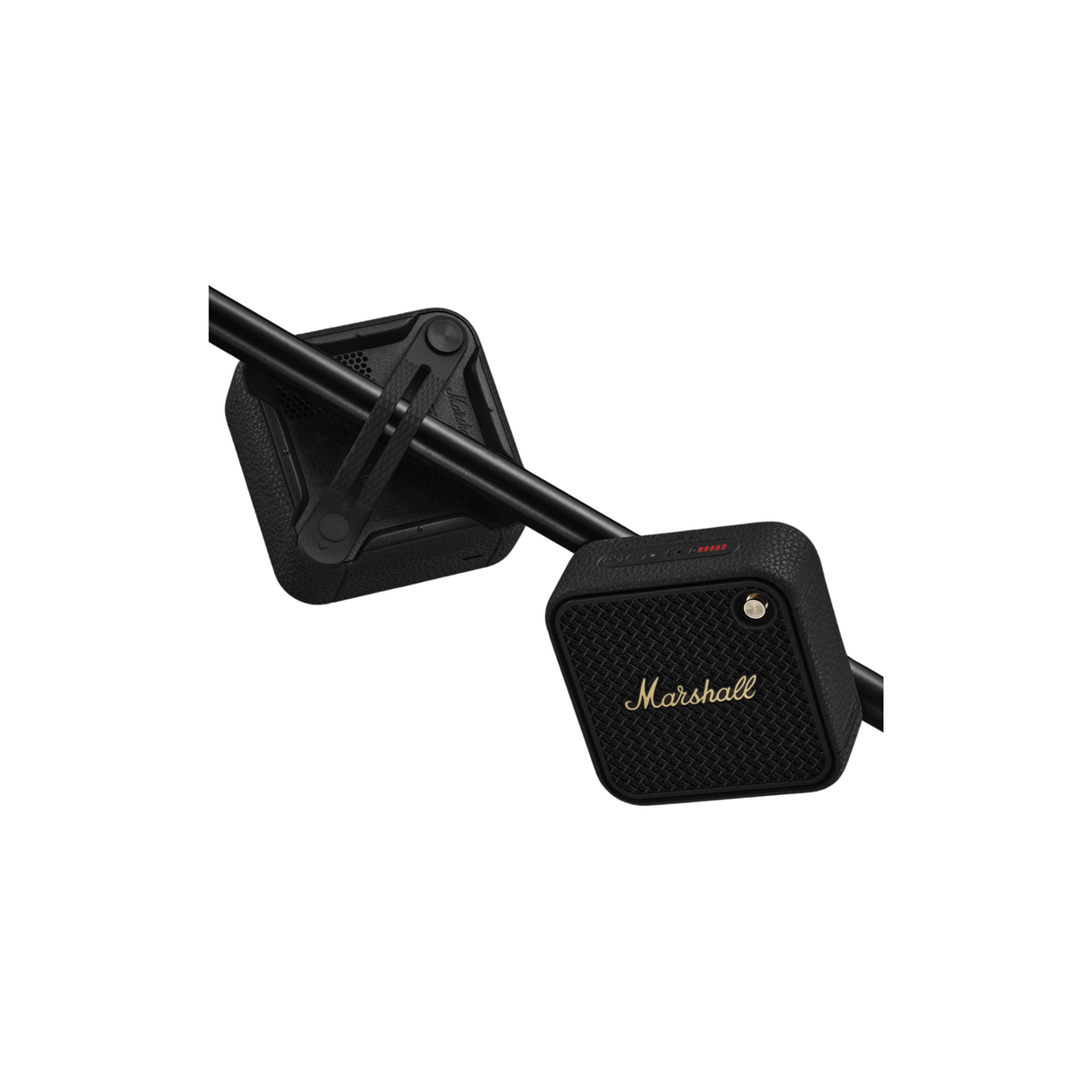 Marshall Willen II Portable Bluetooth Speaker with 17+ Hours of Portable Playtime (Black & Brass)