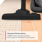 Hoover Power 6 Canister Vacuum Cleaner - Advanced Powerful 2200 Watt, 3L Large Capacity, HEPA Allergy Filter, Bagless, Strong Suction, Ideal for Pet Hair