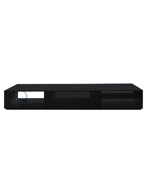 Melo Acoustics Stella-1000B (Black) - Electric AV Cabinet for Ultra Short Throw Projector