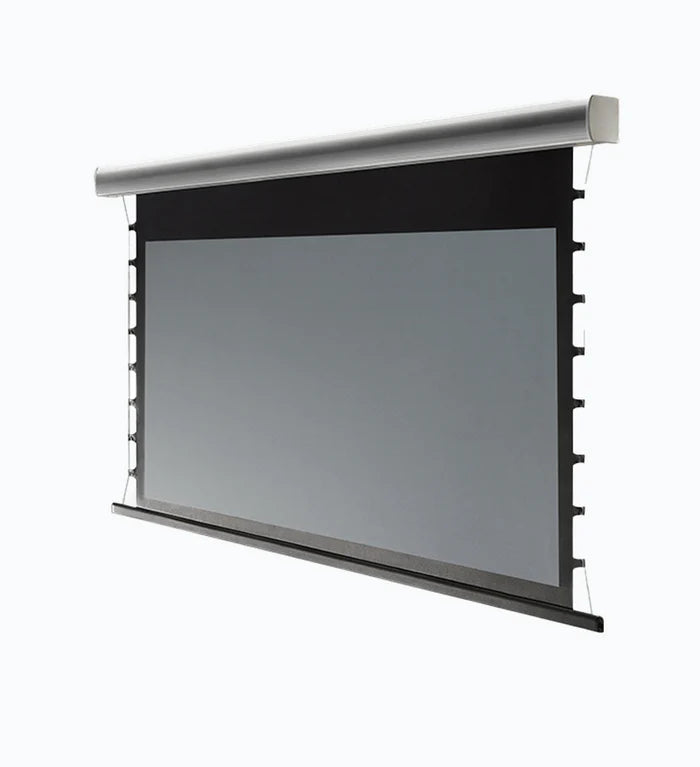 Klara CrystalView Series LT-133G - 133 Inches Grey ALR 4K UHD Long Throw Tab Tension Electric Projection Screen (16:9)