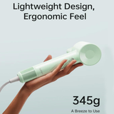 Laifen SE Lite Hair Dryer - 150 Million Negative Ionic Blow Dryer With 100,000 RPM Brushless Motor, 1400 Watt Powerful Fast Drying High-Speed Low Noise Hairdryer, Lightweight and Compact Design (Green)
