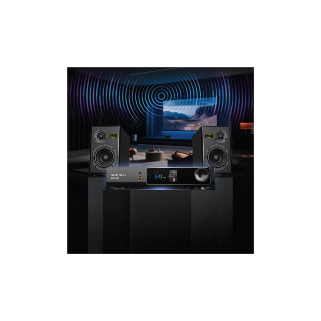 SMSL RAW-HA1- Desktop DAC & Amplifier