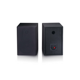 Lenco LS-500BK - Record player with built-in amplifier and Bluetooth plus Bookshelf Speakers (Black)