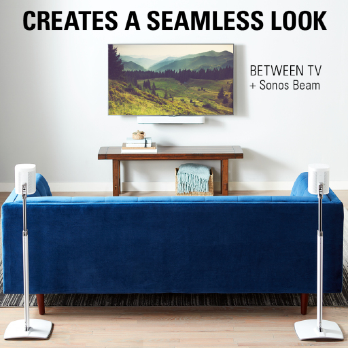 Sanus WSSBM1 TV Mount for Sonos Beam (Gen 1&2) (Black) (Each)